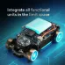 Turbo Racing C66 RTR 1/76 2.4G RWD Mini Drift RC Car with Upgrading Gyro Motor Throttle Curve Micro Full Proportional LED Light On-Road Racing Remote Control Vehicles Models Kids Children Toys