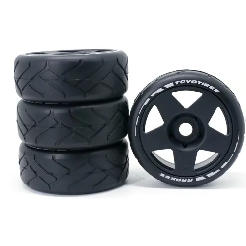 4PCS 1/8 Rally Drift On-Road Tires Wheels 17mm Hex for ARRMA INFRACTION LIMITLESS FELONY F1 ZD RC Car Vehicles Model Parts