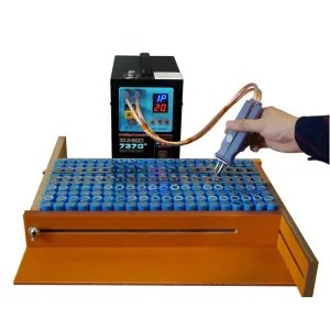 SUNKKO 737G+ 220V/110V Dual Mode Battery Spot Welding Machine Pulse & Current Display W/ Welding Pen