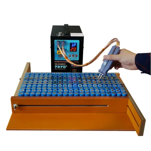 SUNKKO 737G+ 220V/110V Dual Mode Battery Spot Welding Machine Pulse & Current Display W/ Welding Pen