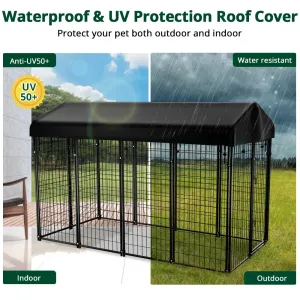 PawGiant Oversized Large Dog Kennel Outdoor Anti-UV Dog Playpen House Fence Pet Crate US