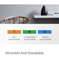 2Pcs Xiaomi DUKA Atuman TH1 Temperature Humidity Meter LCD Digital Thermometer Hygrometer Sensor Gauge Weather Station Clock Home Indoor Use