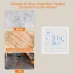 Intelligent Thermostat 16A Floor Heating Temperature Controller with LED Touch Screen 85-265V Electric Heating Control