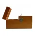 Brown Classic Wooden Useless Box Interactive Perpetual Machine Toy for Kids and Adults
