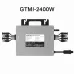 GTMI-2000W/2400W/2800W Grid Tie Mppt Pure Sine Wave 120 230V Solar Micro Inverter, Waterproof Automatic Identification Power Inverters Solar Grid Tie Micro Inverter for Balcony Power Plant