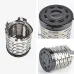 IPRee Mini Gas Heater Stove Stainless Steel Warming Stove Cover Portable Warmer Heating Cover for Outdoor Backpacking Hiking