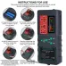 Car Relay Tester 12V/24V Car Circuit Tester with LED Screen 4pin/5pin Car Relay Tool Jit with Large Capacity Battery