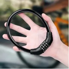 4 Digit Password Cable Lock Anti Theft Combination For Bicycle Motorcycle Scooter
