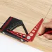 Adjustable Set Square Scriber Aluminum Alloy Movable Angle Protractor Carpentry Measurement Tool for Angle Finding and Line Scribing