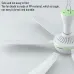 Tevorex 5 / 6 / 8 Leaves Electric Ceiling Fan Silent Low Noise Energy Saving with Remote Cable Lightweight Portable for Camping Bed Dormitory Tent