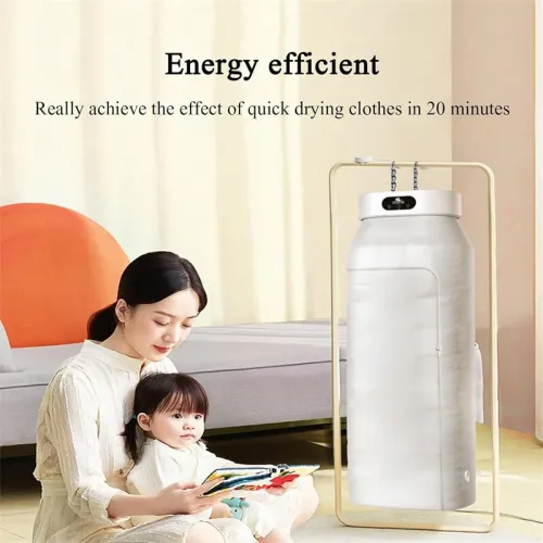 US Direct Large Capacity 3D Hugging Flexible Folding Dryer Quick Drying Constant Temperature Double Sterilization Clothes Dryer