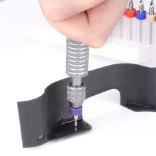 Mini Pin Vise Hand Drill Set Precision 360 Rotation Metal Construction Non Slip Handle 10 Chuck 10 Spiral Drill Bits Wood PVC Plastic Crafting Jewelry Model Making Tools