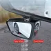 Pair 360 Blind Car Rearview Mirror Auxiliary Mirrors Spot Mirror Adjustable Rotatable Convex Wide-angle Clear Rearview Safety Mirror Accessories