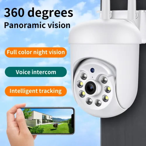 2MP 1080P HD Camera WIFI PTZ Control Video Surveillance Cameras  Wireless Connect 360 Panoramic Two-way Conversation