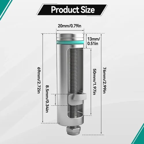 HONGDUI HD30-YG03 Bench Connector Dog For Woodworking Bench Dog MFT System Connecting Two Dog Hole Bench