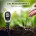 SGS10 Soil Tester 3-in-1 Digital LCD Display High Precision Double Needle Measures Moisture Temperature PH for Garden Greenhouse Indoor Plants Accurate Soil Health Testing