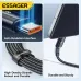 ESSAGER ES-X45 6A 120W USB-A to Type-C Cable Fast Charging Data Transmission Copper Core Line 1M/2M Long for iPhone 15 15 Plus for Samsung Galaxy Z Flod 6 for Xiaomi Civi 4 Pro for Huawei Pura 70 Ultra