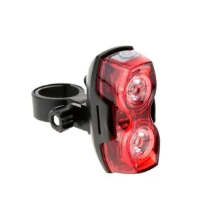 Bicycle Super Bright Dual-lamp Taillight 2 LE400LM 3 Modes Bike Safety Warning Light IPX4 Large Wide-angle Without Battery