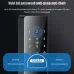Z17 Tuya Smart Door Lock Fingerprint Keyless Entry WiFi Enabled Digital Code Deadbolt with Alarm Anti Peep Password IC Card Key Unlock Door Lock for Home Security