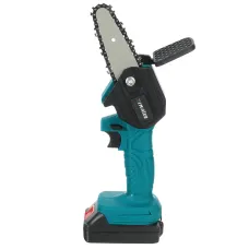 4In Mini Cordless Rechargeable Electric Chainsaw One-Hand Chain Saws Woodworking Cutting Tool W/ 1 or 2pcsch Pruning Cutter
