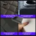 Car Center Console Armrest Cushion with 2 Cup Holders PU Leather Portable Car Armrest Pillow Height Cushion