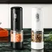 Comfook Automatic Salts and Pepper Mill Rechargeable Electric Condiment Grinder Adjustable Coarseness For Pepper Coffee Bean Salts