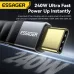 ESSAGER ES-X77 5A 240W Type-C to Type-C USB4.0 Cable Support 8K@60Hz PD Fast Charging Data Transmission Copper Core Line 0.125M Long for iPhone 17 17Pro 16 15 Pro Max for Huawei Mate XTs for Xiaomi 17pro for OPPO for VIVO