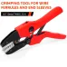 AN10WF Self-Adjusting Crimping Tool AWG 22-8 Wire End Ferrules Ergonomic Handle Energy-Saving Design Precision Die Electrical Wiring Tools