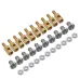1.3mm 1.8mm 2.1mm 2.5mm 3.1mm Adjustable Pushrod Connectors Linkage Stoppers For RC Airplane