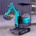 1 Ton Mini Excavator EPA Engine Compact Crawler Digger 13.5kw Power 0.025m Bucket for Home Garden Farm Constructiona