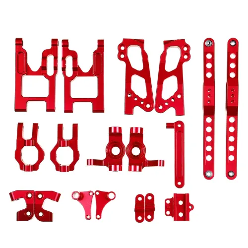 Feiyue FY03 06 WLtoys 12427 12428 Desert Vendor Kit Full Upgrade Accessories 1/12 Rc Car Parts Red
