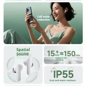 Edifier X2 EVO TWS Earbuds Wireless bluetooth V6.0 Earphone Spatial Sound AI Call Noise Cancelling 43H Playback Low Latency Real-time Translation Sports Headphones