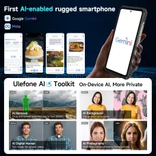 Ulefone Armor 28 Ultra 5G AI AMOLED Dual Display 32GB RAM 1TB ROM 50MP Triple Camera 64MP Night Vision Dimensity 9300+ 6.67 inch 120Hz 10600mAh 120W Fast Charge 50W Wireless Charge WiFi 7 NFC IP68 IP69K Waterproof Rugged Smartphone