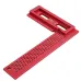 L Type 160/200mm Aluminum Alloy Woodworking Square Hole Positioning Metric Measuring Ruler Carpenter Scriber
