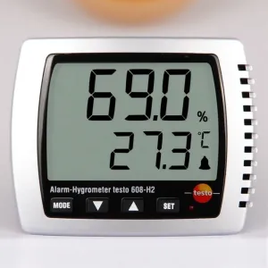 Precision Sensor Hygrometer For Testo 608-H1 H2 LCD Display Temperature Humidity Monitor for Industrial and Home Environment
