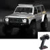 YIKONG YK4107 1/10 2.4G 4WD RC Car Rock Crawler Two Speed Differential Lock LCG Chassis Tank Turn LED Lights Monster Off-Road Pickup Climbing Truck Vehicles Models Electric Remote Control Simulation Toys