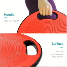 KALOABalance Board Fitness Trainer Non-Slip Lightweight for Yoga Balance Training High-Density Stability Plate with Handles for Home Gym