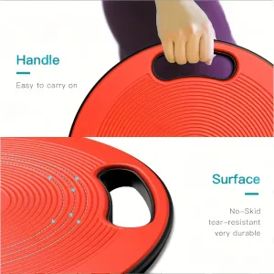 KALOABalance Board Fitness Trainer Non-Slip Lightweight for Yoga Balance Training High-Density Stability Plate with Handles for Home Gym