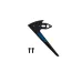 GOOSKY S2 Helicopter Spare Parts Tail Wing Vertical Fin