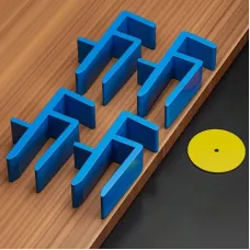 Durable Wardrobe Closing Board Clip 16-18mm Jig Fixing Clamp Carpentry Tool for Precise Marking Compact and Portable