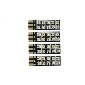 4PCS HGLRC LED LONGXL 13mm LED Strips Small Size Programmable Color Change for RC FPV Racing Drones