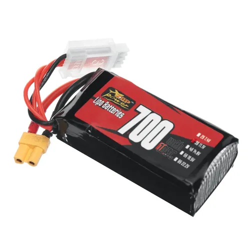 ZOP Power 3S 11.1V 700mAh 105C 7.77Wh LiPo Battery XT30 Plug for RC Helicopter Airplane FPV Racing Drone