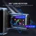 3 inch IPS Screen 3-Channel Driving Recorder 1080P HD 360 Rotation Dash Cam Without / With WiFi Loop Recording