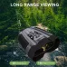 Portable 300M Infrared Night Vision Binoculars 2.5K UH58M Pixels 10X Zoom Digital Telescope for Camping Recorder Climbing Hiking