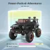 Funtok R0324V 7AH 2 Seater Ride on Truck Safety Electric Car for Kids 4*38W Motors with Parent Remote Control Spring Suspension Slow Start