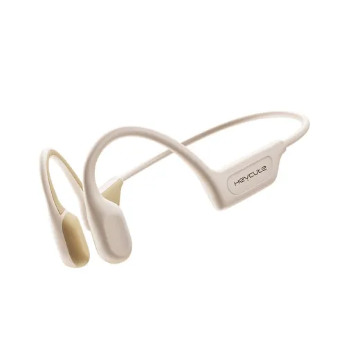 Heycute U6 Bone Conduction Earphone Neck Hanging Wireless Headset Bluetooth Headphones Polymer Diaphragm Long Battery Life IPX68 Waterproof Sports Earphones