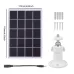 10W Solar Panel Charger Waterproof Solar Panel for Ring Camera 360 Adjustable Wall Mount for Ring Stick Up Cam/Spotlight Cam