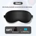 KALOADouble Sided Simulated Silk Sleeping Eye Mask Adjustable Elastic Band Blackout Travel Sleep Eyeshade Nap Cover