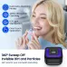 Portable Ultrasonic UV Cleaning Machine Mini Ultrasonic Braces Cleaning Machine UV Invisible Denture Cleaner 42,000Hz Deep Cleaning