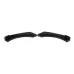 Car Front Bumper Lip Spoiler Glossy Universal Black Red ABS Easy Installation Improves Aerodynamics Stylish Design